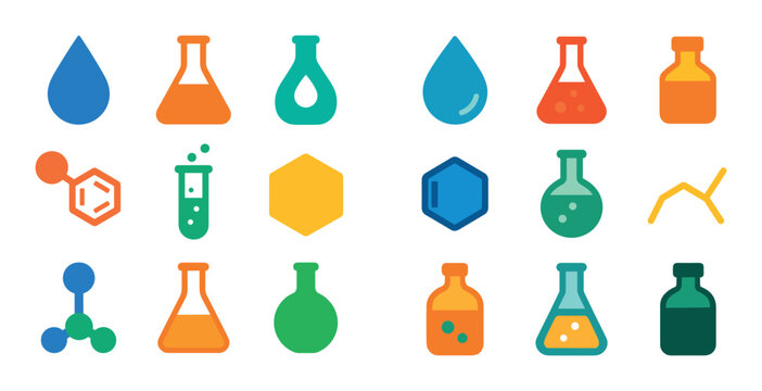 Colorful Solvent Icons