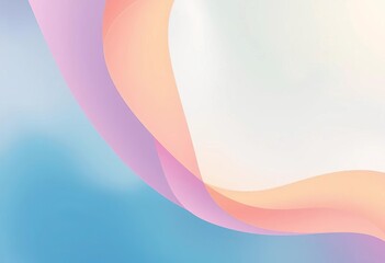 Abstract swirling minimalist shapes, pastel color palette background set,  background,  abstract