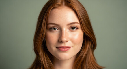 Fototapeta premium Portrait of a young beautiful woman
