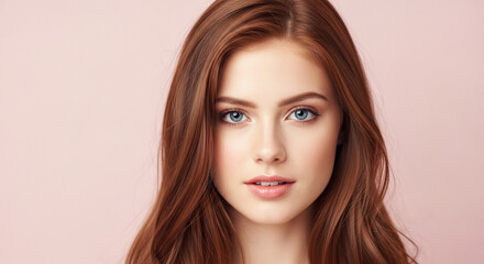 portrait of a young beatiful woman