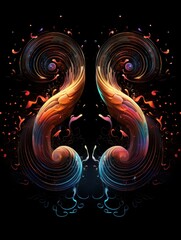 Colorful abstract art