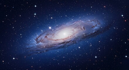 Fototapeta premium Majestic Spiral Galaxy in Deep Space Celestial Wonders