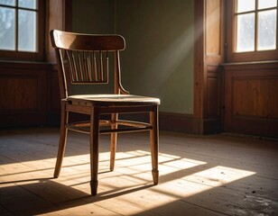 old wooden chair