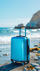 Blue Suitcase Beach Getaway