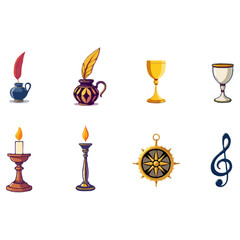 Simple, Iconic Reneissance Objects 