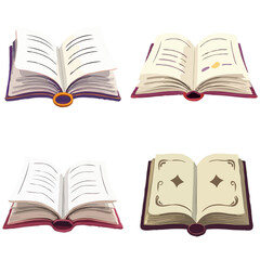 Refined, Multiple Style Book Illustrations