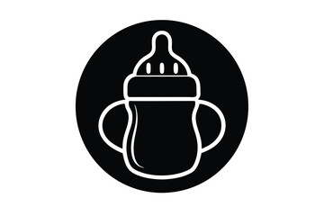 baby feeding bottle warmer vector icon
