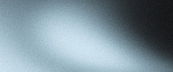 Gray blue black grainy background, light noise texture blurred abstract gradient banner webpage header poster backdrop design