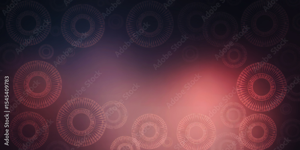 Poster abstract background featuring multiple circular shapes with a blurred and dreamy effect