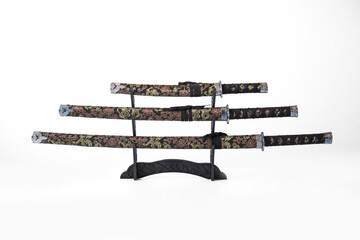 Traditional Japanese samurai katana