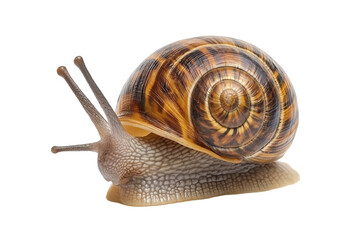 Grape snail isolated on white background