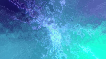 Amazing fresh soft blurred gradient color. Glitter wave. Ocean foam. Defocused blue green color gradient shiny water splash abstract grain texture