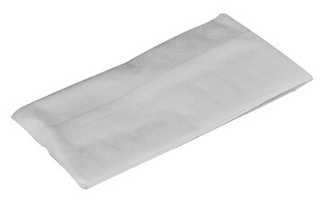 Tissue paper on white background single