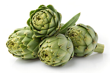 Fototapeta premium Fresh Green Artichokes A Culinary Delight