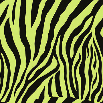 A bold and stylish seamless zebra print pattern. This high-resolution animal skin wallpaper is perfect for fashion design, digital paper packs, home decor