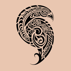 maori tribal tattoo design