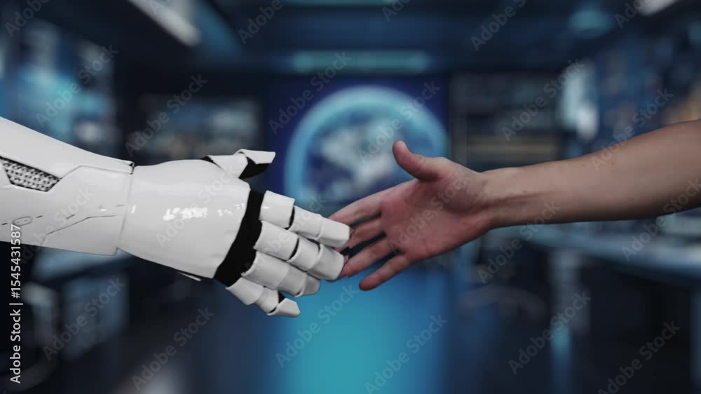 Poster a modern hand appears to interact with floating programming language icons, representing html, pytho