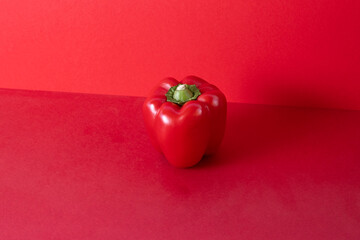 Color and freshness, the brilliance of the red pepper