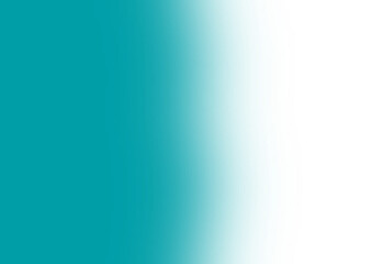 blue / turqoise and white background fade left to right to transparent clipart isolated on white gradient
