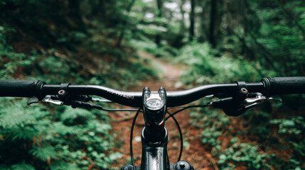 A bike with a black handlebar and a black stem