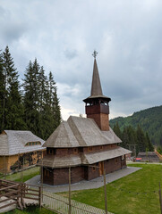traditional wooden church in the Carpathians