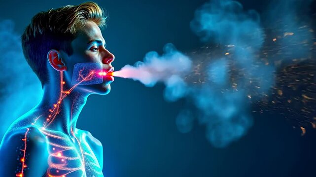 Oxygen therapy, respiratory health, medical treatment. Health improvement. Capillaries constrict under low pressure. Vein elasticity enhances oxygen delivery. Cardiovascular efficiency supports organ