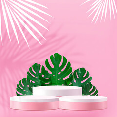 Podium product stage background