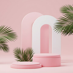 Podium product stage background