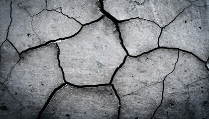 Obraz premium cracked cement or concrete surface texture background