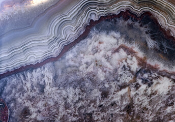 dark red and white color agate texture