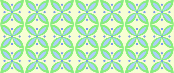 Vector seamless flat background. Colorful beautiful shapes. Minimalist cartoon style. Suitable for textile design, wallpaper, cover, screensaver, etc.