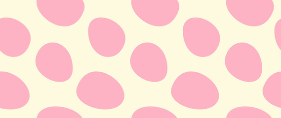 Vector flat background. Minimalist trendy abstract polka dot pattern. Perfect for screensaver, poster, card, invitation or home decor.