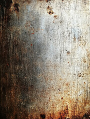 Distressed grunge metal texture with rust and scratches. Grungy industrial background with dark and...