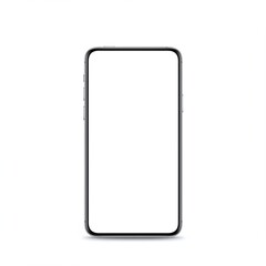 Modern Smartphone Mockup Blank Screen for App Presentation