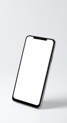 Sleek Smartphone Mockup Blank Screen for App Presentation