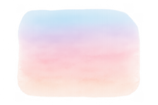 Soft pastel gradient transitioning from blue through pink to orange, transparent background ideal for minimalist graphic design layouts - Powered by Adobe