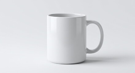Blank White Coffee Mug Mockup Perfect for Design Presentations