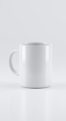 Blank White Mug Mockup Perfect for Branding and Design