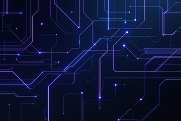 Obraz premium Advanced Computer Circuit Board Technology Abstract Background Design