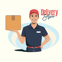 Delivery Service Illustration