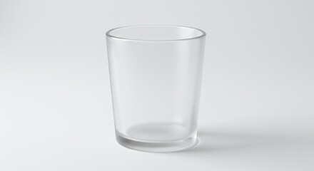 Clear Glass, Empty Drinking Glass, Transparent Tumbler, Simple Glassware, Beverage Glass