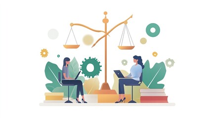 Legal Technology visual concept showcasing innovation digital tools strategy growth law business success design