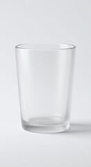 Empty Glass Tumbler  Perfect for Mockups and Design Projects