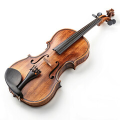 Fototapeta premium violin on white background