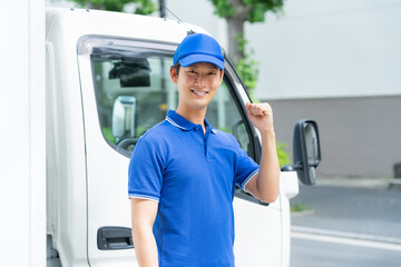 ドライバーの若い男性