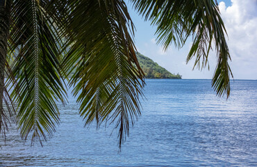 Baie d'Opunohu à Mo'orea en Polynésie