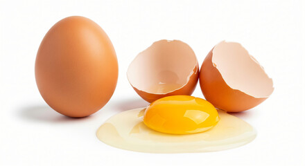 Photorealistic Fresh Ingredients Collection with Whole and Cut Variations on White Background &ndash; High-Quality Food Photography for Culinary, Packaging, and Editorial Use
