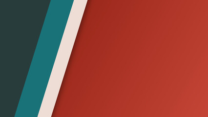 Diagonal stripes in dark green, teal, beige, and red, each stripe has clean, straight edges. High Resolution 300 DPI Wallpaper, Background, Poster, Banner, Printing