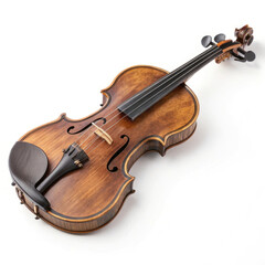 violin on white background