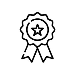 Fototapeta premium Icon of a bowling ball and pins representing the sport